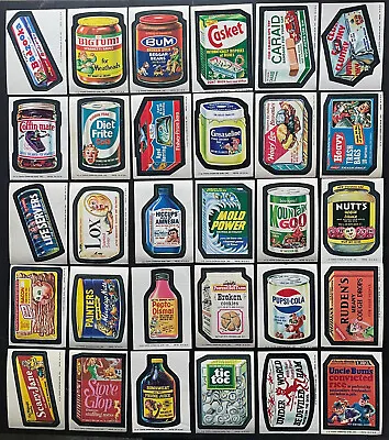 1974 Topps Wacky Packages Original Series 10 Stickers YOUR CHOICE PUPSI-COLA • $2.95