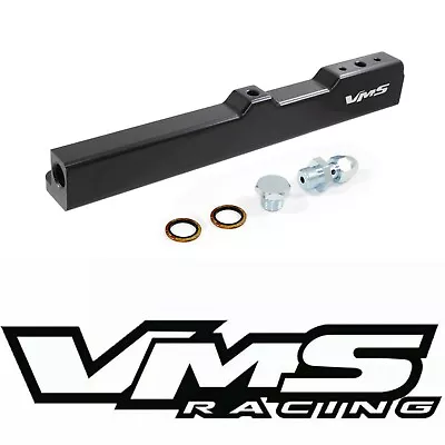 Vms Racing Black Fuel Rail For Honda Civic Crx Delsol D Series • $69.95