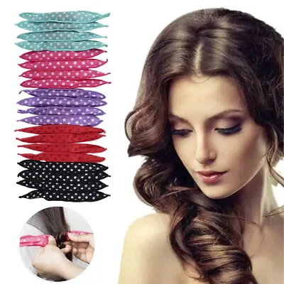 $18.17 • Buy 20pcs Easy Use Girl Soft Foam Night Sleep Hair Roller Set For Women DIY Home