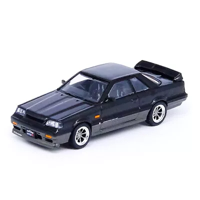 Inno64 1/64 Nissan Skyline GTS-R R31 Black Gun Metal Diecast Scale Model Car • $18.05