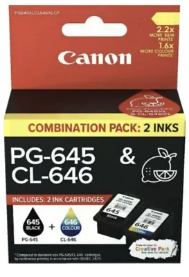 Genuine PG645 CL646 Combination Pack For CANON PIXMA MG2560 MG2460 MG2960 MG2965 • $47.99