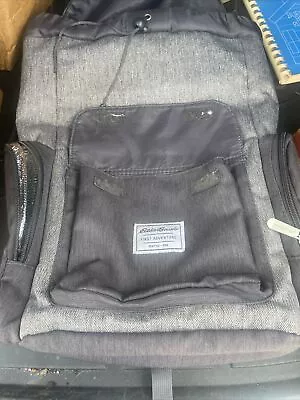 Eddie Bauer 030-04-3253 Backpack Diaper Bag - Gray • $0.99