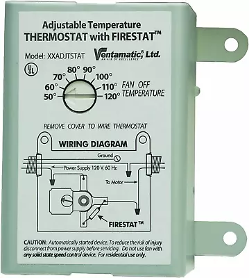 $38.99 • Buy Thermostat Ventilators Temperature Switch Exhaust Fans Tools Control