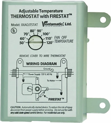 $38.99 • Buy Thermostat Ventilators Temperature Switch Exhaust Fans Tools Control