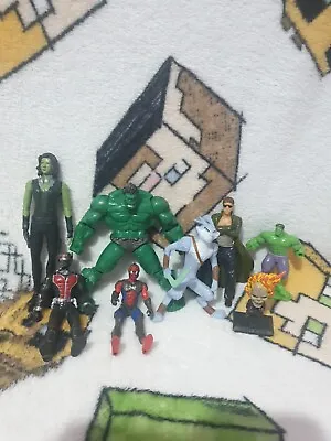 Marvel Figures She Hulk Ghost Rider Spiderman Antman Hulk Joblot Bundle Toys • £7.99