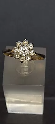 9ct Yellow Gold & Cubic Zirconia Ring.. Fully Hallmarked.. • £40