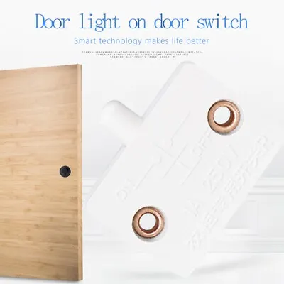 Closet Cabinet Door Light Switch Automatic Reset Control Switch Wardrobe Switch • £2.80