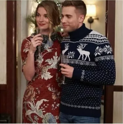 Zara Dress Sequins Red Black Worn By Alexis Rose In Schitt’s Creek Size Xs • £100