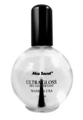 Ultra Gloss Dry Fast Mia Secret Top Coat Size: 0.5 Oz 2.5 Oz - Made In USA • $8.99