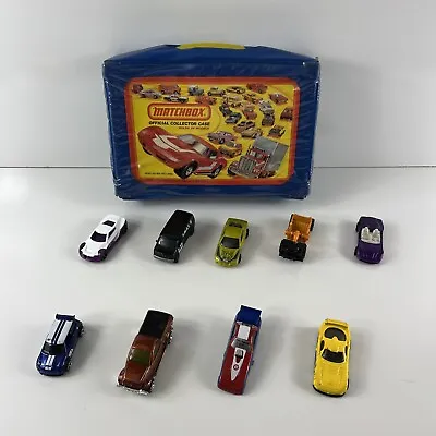 Vintage 1980 Matchbox Car Collectors Case W/ 9 Cars • $27.95