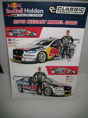 Classic 1/18 Dealers Brochure Only 2019 Red Bull Holden  Racing Team #88 #97  • $29.99