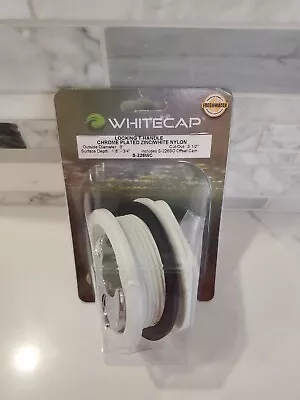 Whitecap T-Handle Latch - Chrome Plated Zamac/White Nylon - Locking - Freshwater • $25