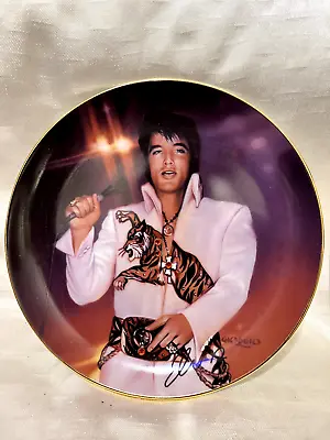Bradford Exchange 8  Elvis Presley Remembering Elvis Plate Superstar Giorgio • $31.01