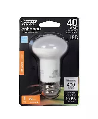 Feit Electric R16 LED Bulb Soft White 4.4W 400 Lm Dimmable Flood Light Replace X • $8.49