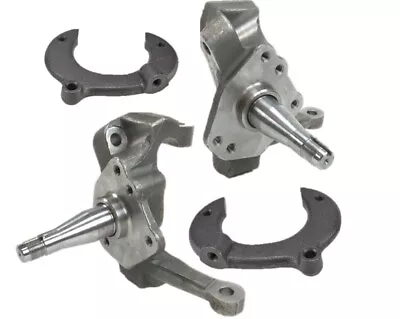 Mustang 2 II Drop 2'' Height Forged Spindle & Caliper Brackets C20002 C20558 • $200