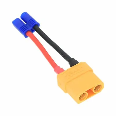 EC2 Male To XT90 Female Cable 16AWG 5CM Wire For RC Battery Hobbies Toys FPV UAV • $4.10