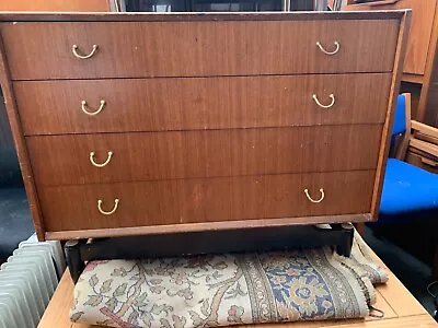 Vintage Retro Wooden G Plan Chest Of Drawers 50s 60s Mid Century MCM • £149