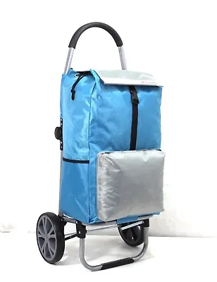 X Large Front Pocket  Insulated Lightweight Wheeled Shopping Trolley Push Cart • £24.99