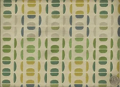 Designtex Match Point Lemon Lime Modern Contemporary Geometric Upholstery Fabric • $19.95