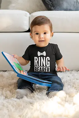 Ring Bearer  Kids Toddler T-Shirt Boy Baby Child Page Boy Outfit Ring Security • £9.99