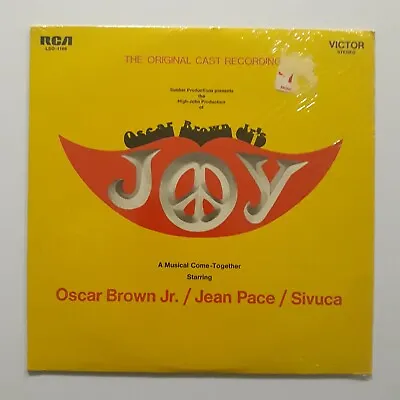 Joy Musical LP Oscar Brown Jr. Jean Pace Sivuca RCA Stereo In Shrink 1970 • $4.90