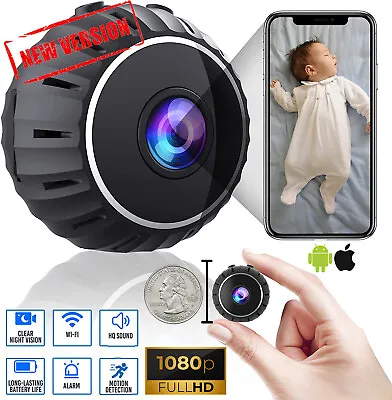 Mini Hidden Spy Camera Wireless Wifi IP Home Security 1080P HD Night Vision DVR • $18.99