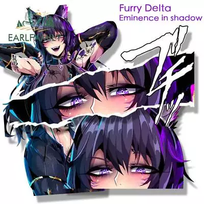 EARLFAMILY 5.1  Gyaru Delta Fanart Car Sticker Anime Decal Personality SUV Decor • $3.79