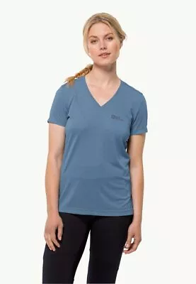 Jack Wolfskin Crosstrail T-Shirt - Wmns Elemental Blue • £28.40