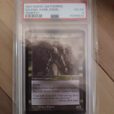 Mtg Selenia Dark Angel Graded Psa 4 Reserved List • $19.99