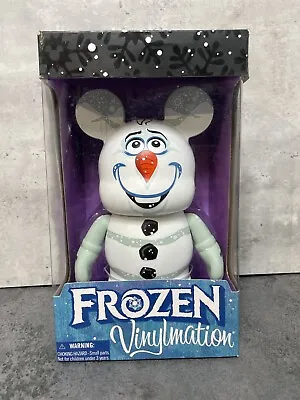 NEW!! Limited Disney Parks Frozen Olaf Vinylmation Collectible 9  Figure NIB. • $32