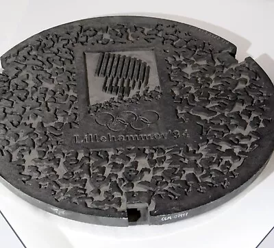 £950 • Buy Original Manhole Lid From Lillehammer 1994..