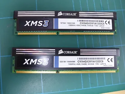 Corsair XMS3 DDR3 8GB (2x4GB) 1333MHz • £15