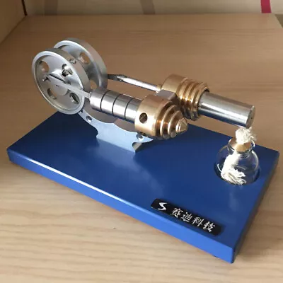 Hot Air Stirling Engine Model Toy Micro Electricity Generator Engine Motor Toy • $55.99