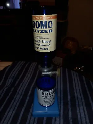 Rare Antique Vintage Pharmacy Bromo Seltzer Dispenser Complete Pristine  • $375.99