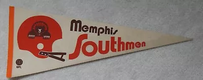 Memphis Southmen WFL Vintage Defunct Football League 29  Pennant • $45