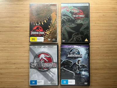 Jurassic Park  DVD Bundle - 1-4 - 1 2 3 4 - Set Box Series - Great Condition! • $29.95