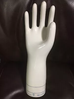 Display Hand  Glove  Mold  Jewelry Vintage Trenton NJ. Mannequin Porcelain LARGE • $39.95