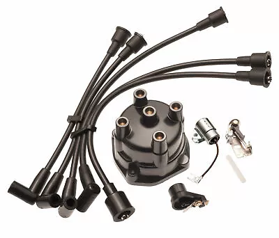  MerCruiser OMC Tune-Up Kit GM 2.5 3.0L Distributor Cap Rotor Points Plug Wires • $69.92