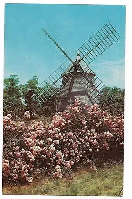 The OLDEST WINDMILL On Cape Cod Eastham Moved From Plymouth MA Mass Postcard • $5.99