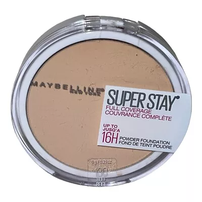 Maybelline Super Stay Full Coverage Powder Foundation 130 Buff Beige 12 Hour New • $29