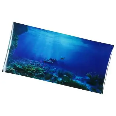 Fish Tank Wallpaper Sticker 3D Poster Backgrounds Self Adhesive  Aquarium • $14.20