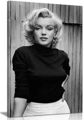 £11.99 • Buy Black & White Marilyn Monroe Fashion Shoot Canvas Wall Art Picture Print