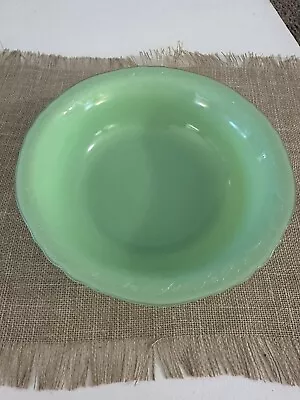 Vintage McKee Jadeite Green Vegetable Serving Bowl 9” Laurel Pattern • $46