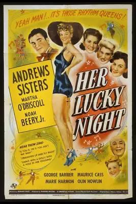 Photo:Her Lucky NightMartha O'DriscollAndrews Sistersc1944 • $9.99