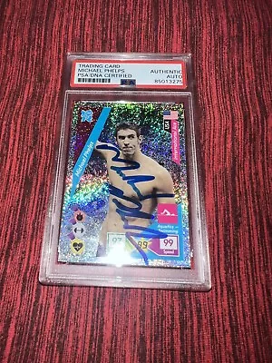 Michael Phelps Signed 2012 Panini Adrenalyn XL London Glitter Foil Card PSA/DNA • $4999.99