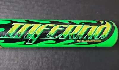 Franklin INFERNO Green T-Ball Aluminum Bat USA Baseball 24850A1 25IN 15OZ -10 • $24.99