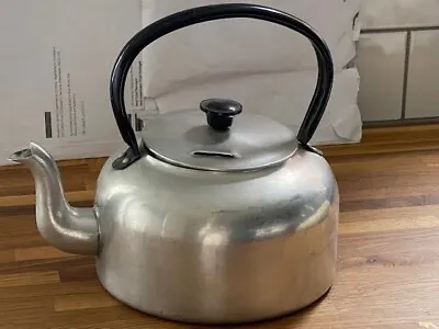 Old Fashioned Stainless Steel Camping / Stove Kettle • £1.20