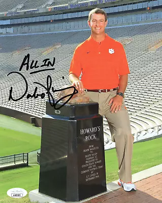 DABO SWINNEY HAND SIGNED 8x10 COLOR PHOTO       CLEMSON FOOTBALL       JSA • $69.99