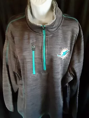 Miami Dolphins Women's G-III 1/4 Zip Pullover Sweater XL3X Or 5X • $29.99