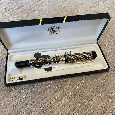 NIB Vintage Colibri Walt Disney Mickey Mouse Ballpoint Pen Black & Gold (Read) • $99.99